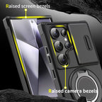 Samsung S26 Ultra Magnetic Rotating Car Mount Phone Case A17 Lens Flip Cover S25 Shockproof